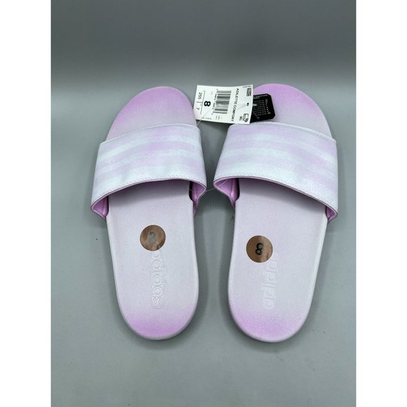 Adidas ADILETTE COMFORT Slides Womens Size 8 Pink - Picture 4 of 8